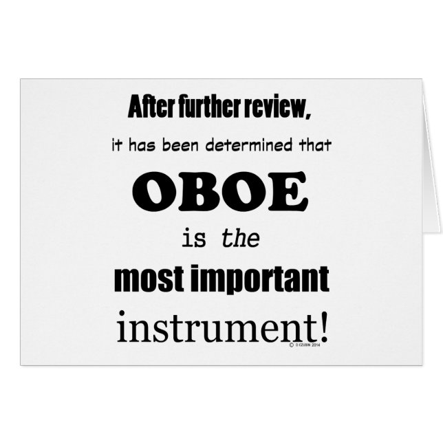Oboe instrument le plus important (Devant horizontal)