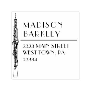 Oboe Music Teacher Self-inking Stamp