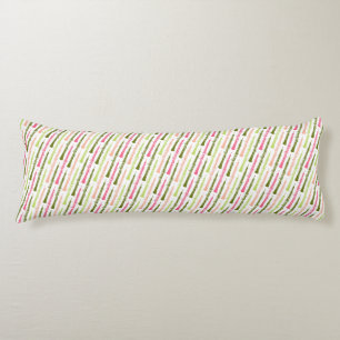 Oboe Musical Instrument Music Band Orchestra Pink Body Pillow