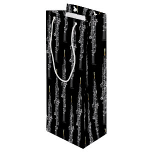 Oboe Musician Music Teacher Wine Gift Bag