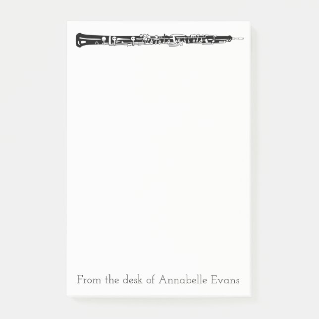 Oboe Personalize Post-it Notes (Front)