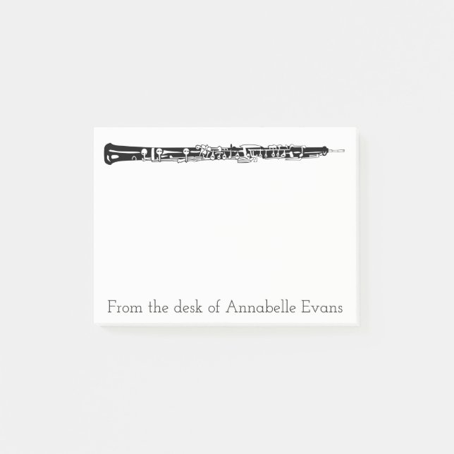 Oboe Personalize Post-it Notes (Front)