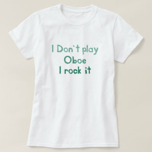Oboe Rock It T-shirt - Ladies