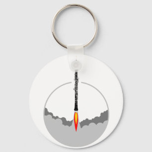 oboe rocket keychain