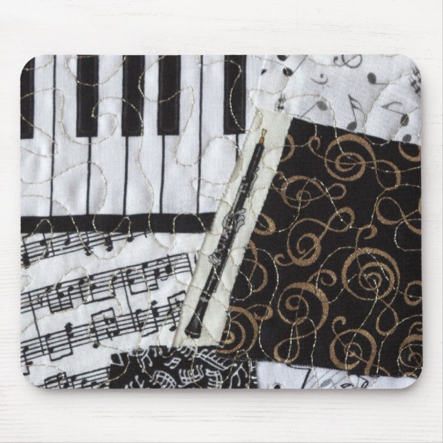Oboe Woodwind Musical Instrument Mouse Pad (Front)