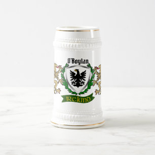 O'Boylan Irish Shield Beer Stein