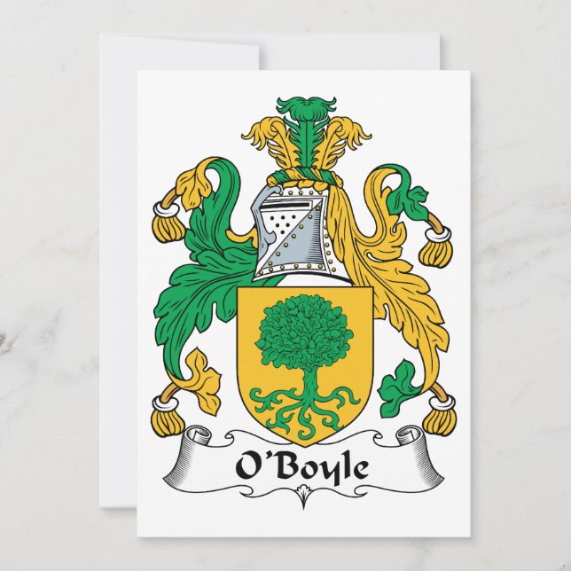 O'Boyle Family Crest (Front)