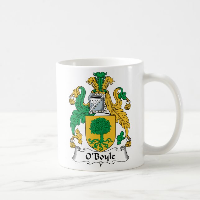 O'Boyle Family Crest Coffee Mug (Right)