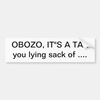 obozo bumper sticker
