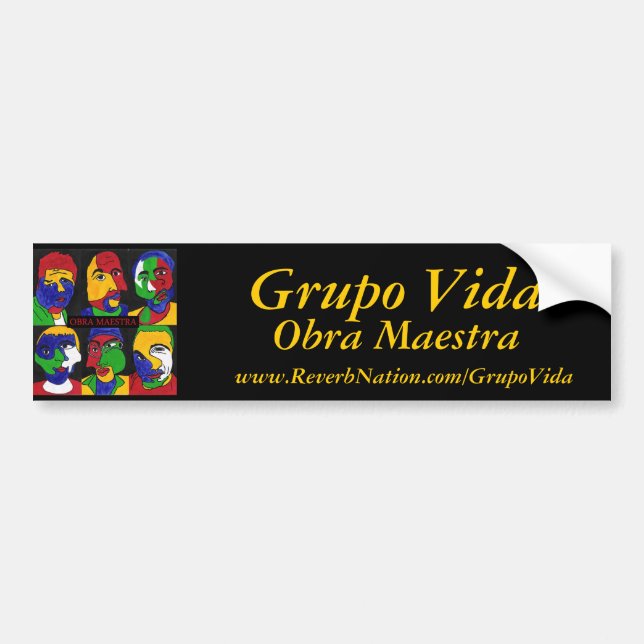 Obra Maestra Bumper Sticker (Front)