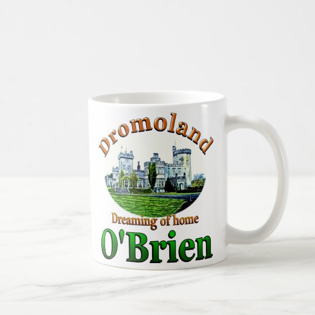 O'Brien Dreaming of Home Dromoland Castle Ireland Coffee Mug (Right)