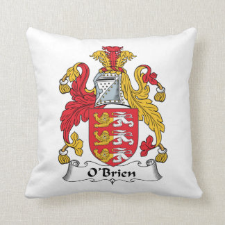 O'Brien Family Crest Throw Pillow