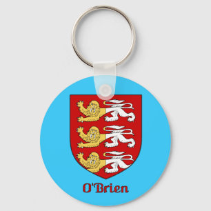 O'Brien Family Shield Keychain