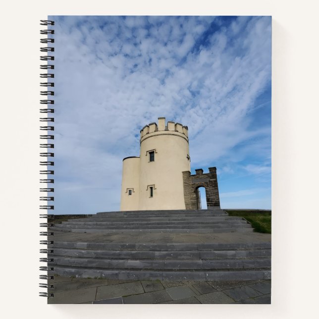O'Brien's Tower Ireland Spiral Notebook (Front)