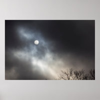 Obscured Sun on a Cloudy Morning