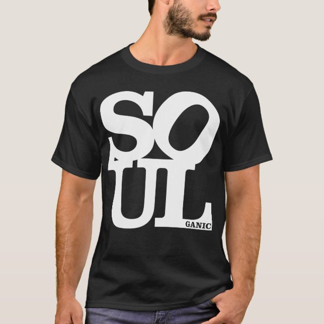 Obscurité de T-shirt de "âme" de Soulganic (Devant)
