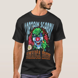 Obscurité mauvaise de pirate de T-shirt de clown