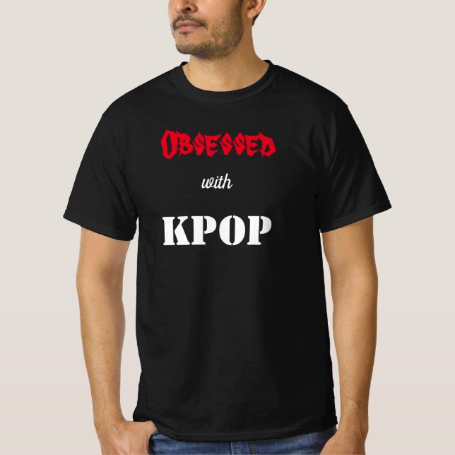Obsédée par le T-shirt KPOP (Devant)