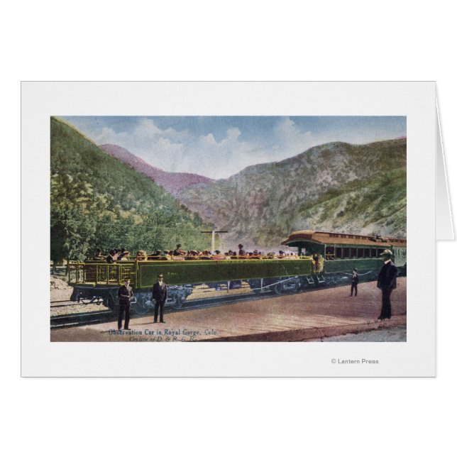 Observation Railroad Car (Front Horizontal)