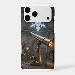 Observatoire Steampunk avec télescope en laiton