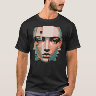 Observer Self Abstract Layered Human Identity T-Shirt