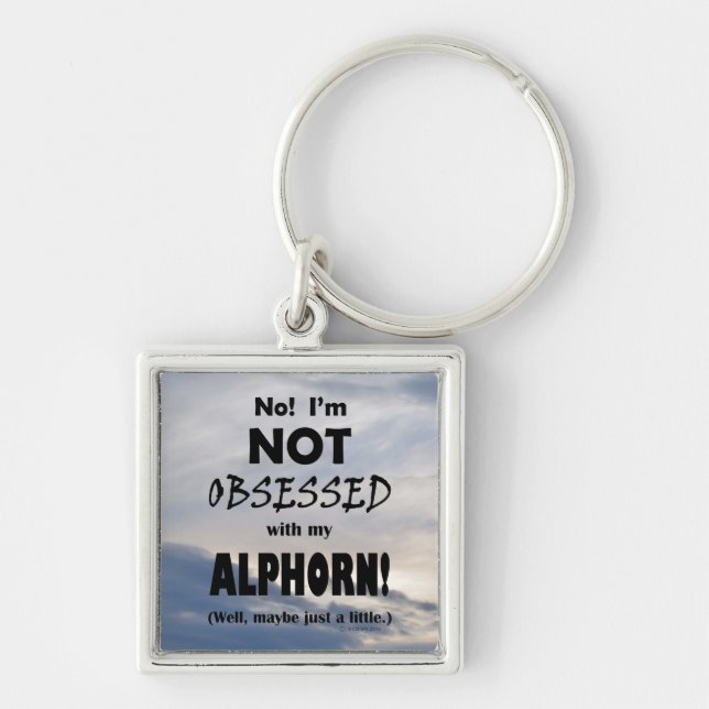 Obsessed Alphorn Keychain (Front)