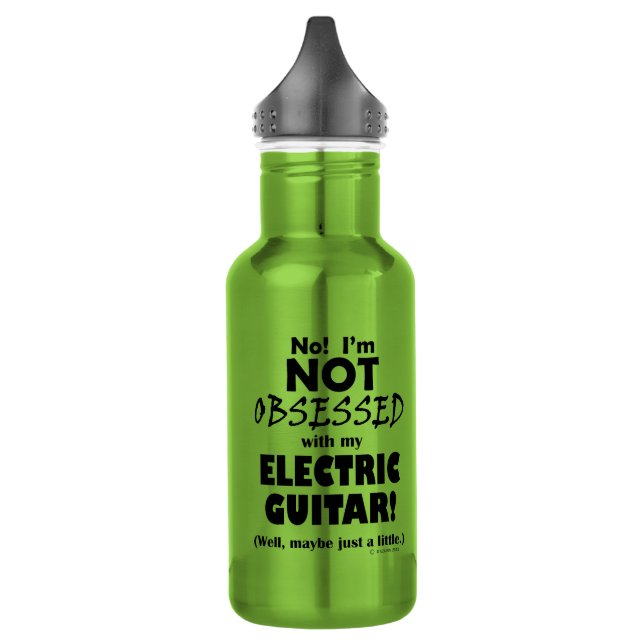 Obsessed Electric Guitar 532 Ml Water Bottle (Left)