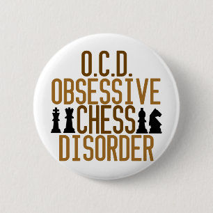 Obsessed with Chess 2 Inch Round Button