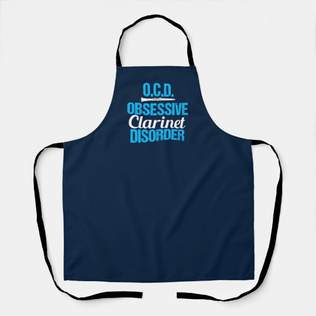 Obsessive Clarinet Disorder Apron (Front)