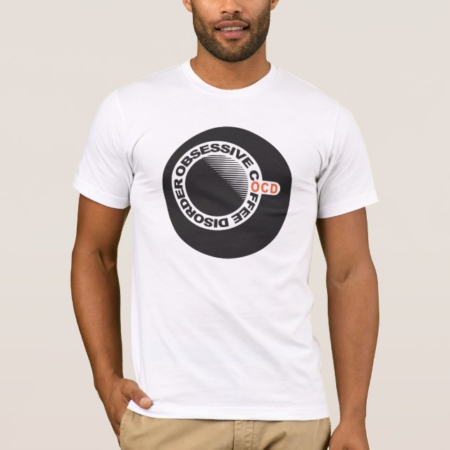 Obsessive Coffee Disorder (OCD) T-shirt (Front)