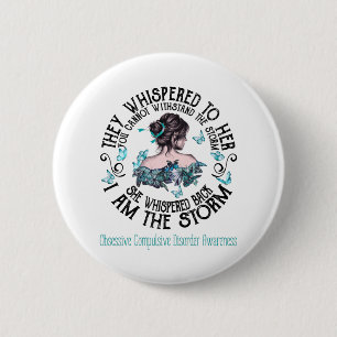 Obsessive Compulsive Disorder Awareness 2 Inch Round Button