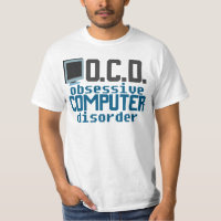 Obsessive Computer Disorder Funny IT Repair Guy