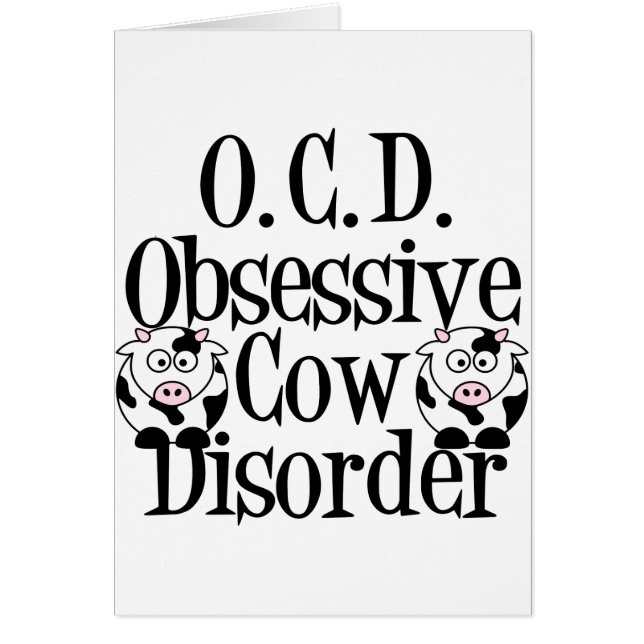 Obsessive Cow Disorder (Front)