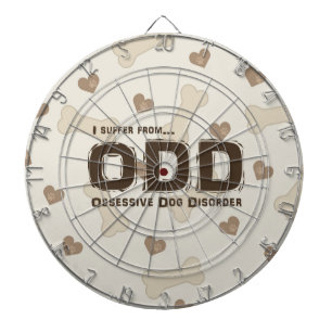 Obsessive Dog Disorder Dartboard