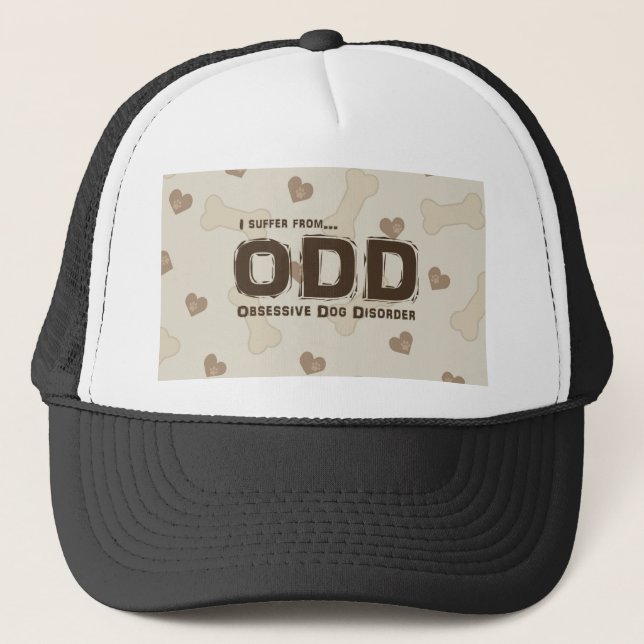 Obsessive Dog Disorder Trucker Hat (Front)