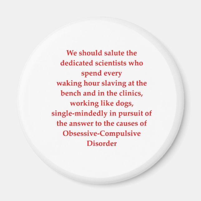 obsessive jok magnet (Front)