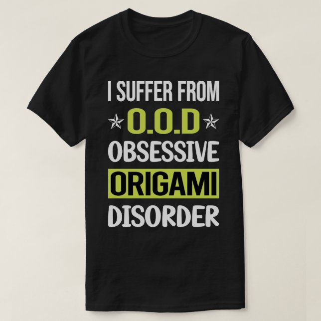 Obsessive Love Origami  T-Shirt (Design Front)