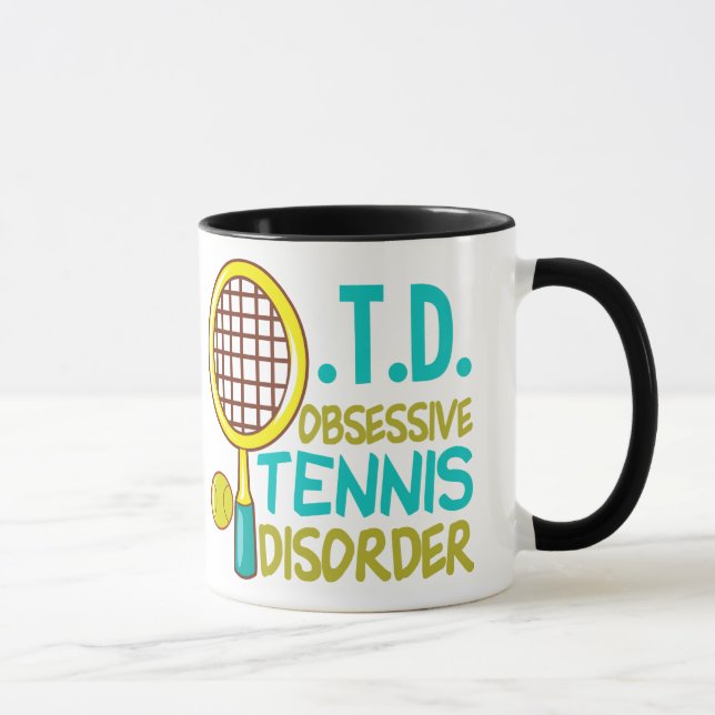 Obsessive Tennis Disorder Mug (Right)