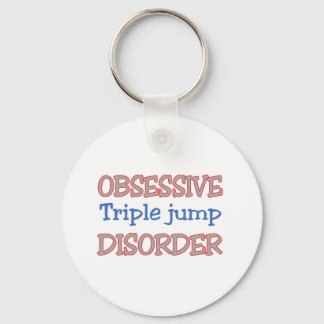 Obsessive Triple jump Disorder Keychain