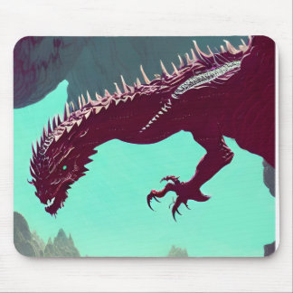 Obsidian Dragon Mouse Pad