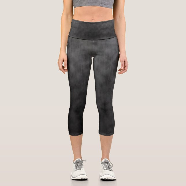 Obsidian Hush Capri Leggings (Front)