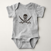 Obsidian Skull Swords Pirate flag of Calico Jack