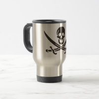 Obsidian Skull Swords Pirate flag of Calico Jack