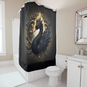 Obsidian Swan of Silent Grace – Dark Fantasy