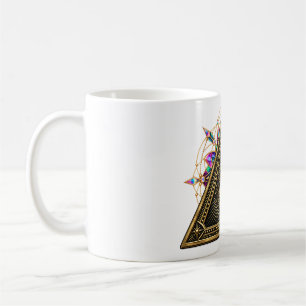 Obsidian Triad Eye Coffee Mug