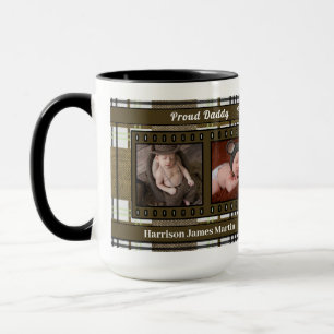 OBSOLÈTE : Tasse Brown de photo du plaid 4