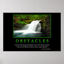 Obstacles Poster