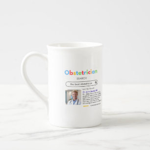 OBSTETRICIAN DOCTORS antistress google fun 02 Bone China Mug