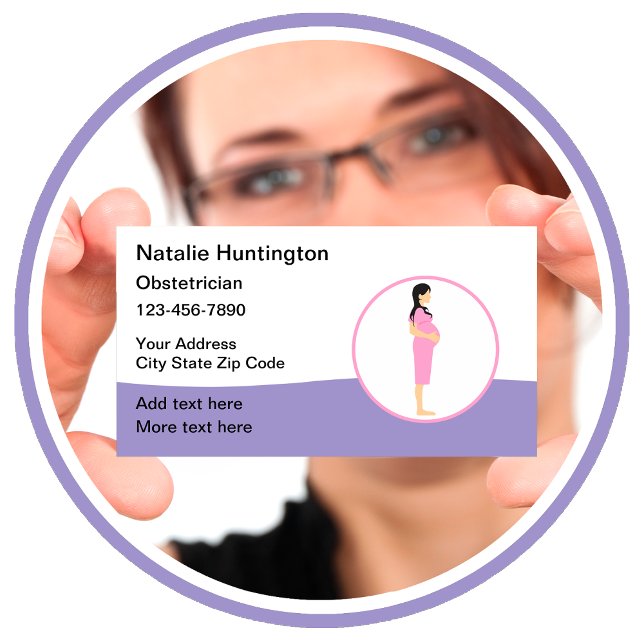 Obstetrician Gynecologist Business Card  (Creator Uploaded)