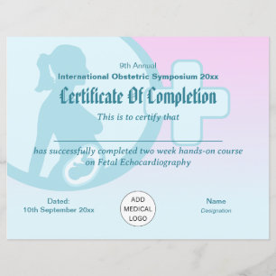 Obstetrics & Gynecology Conference Certificate
